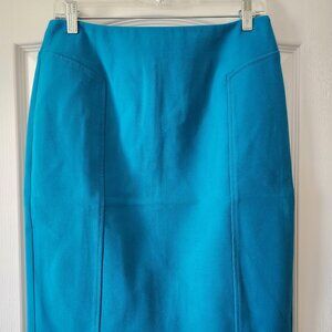 Anthropologie - Halogen turquoise pencil skirt